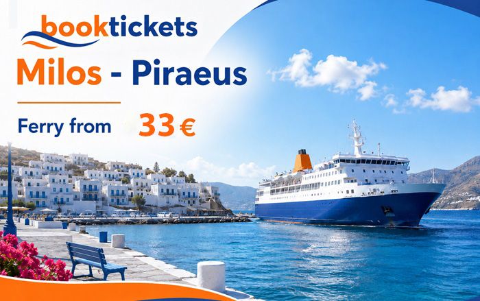 Milos - Piraeus: Ferry tickets and routes